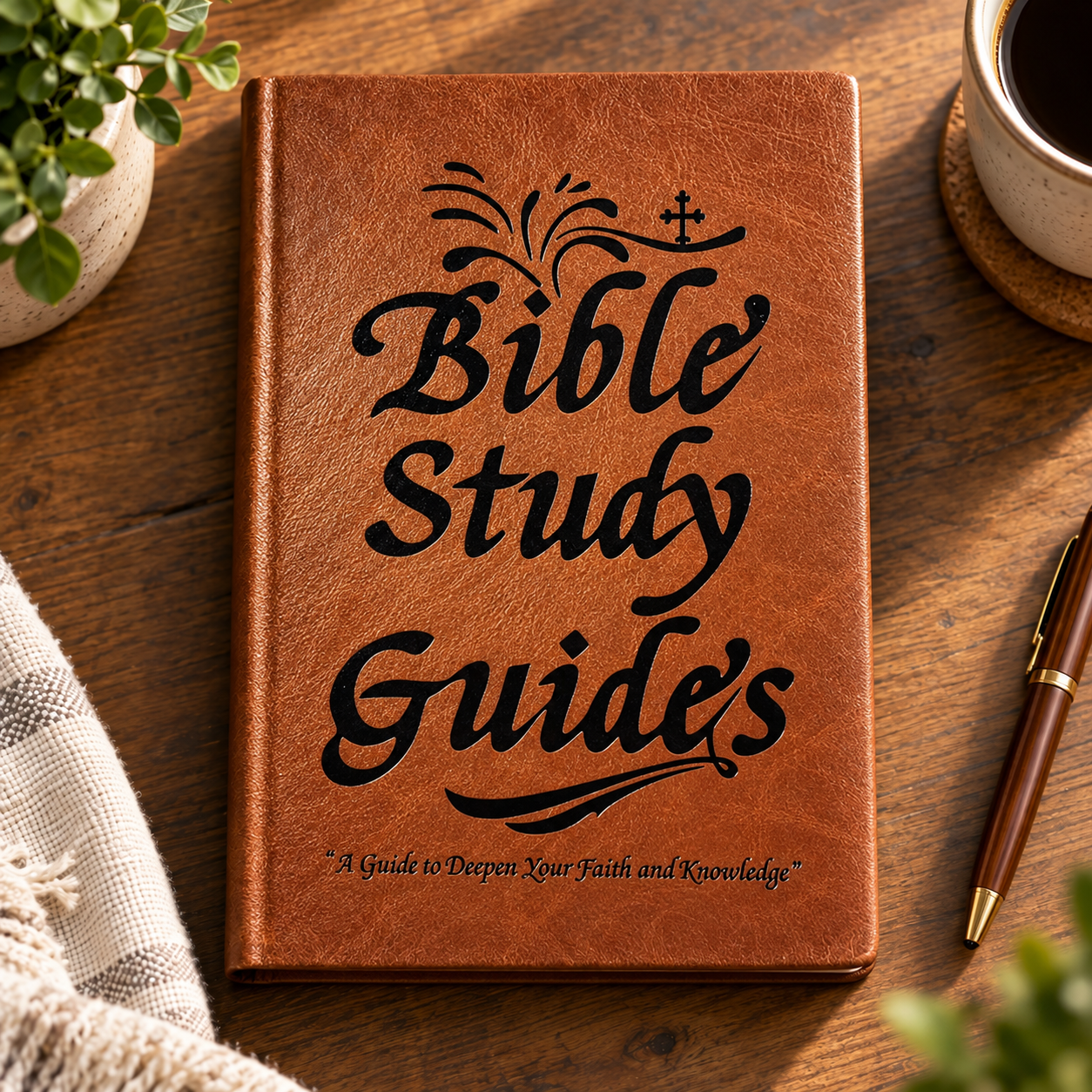 Dorvini study guide on a wooden desk
