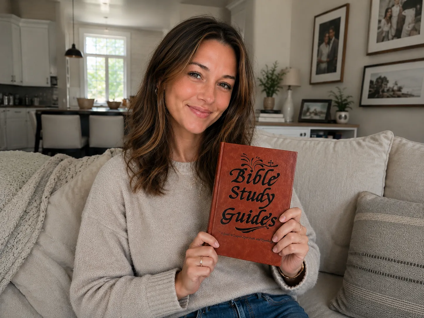 Reader holding the Dorvini study guide